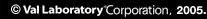 (C) Val Laboratory Corporation 2005