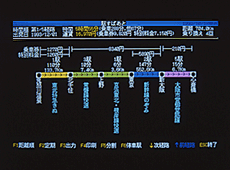 初代「駅すぱあと」画面